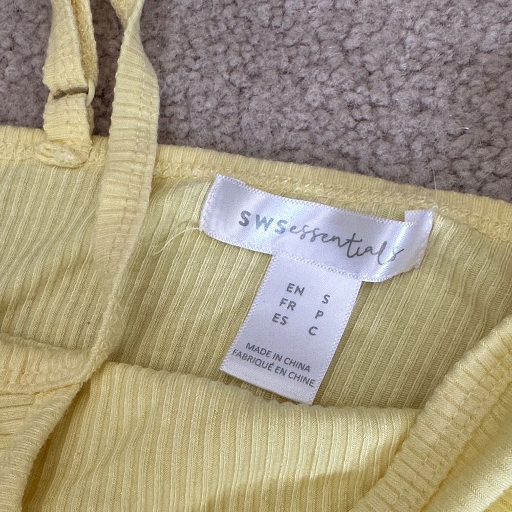 Essentials Yellow Tank Top - Picture 2 of 2